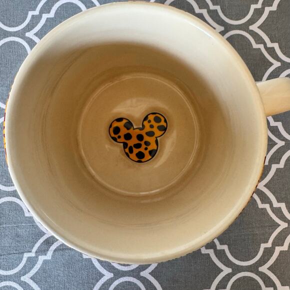 Disney Parks Mug Mickey Mouse Animal Kingdom Print Coffee Cup Tea Kitchen - Picture 3 of 8